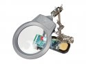 Helpend derde handje soldeerhulp/soldeerbouthouder met LED verlichting